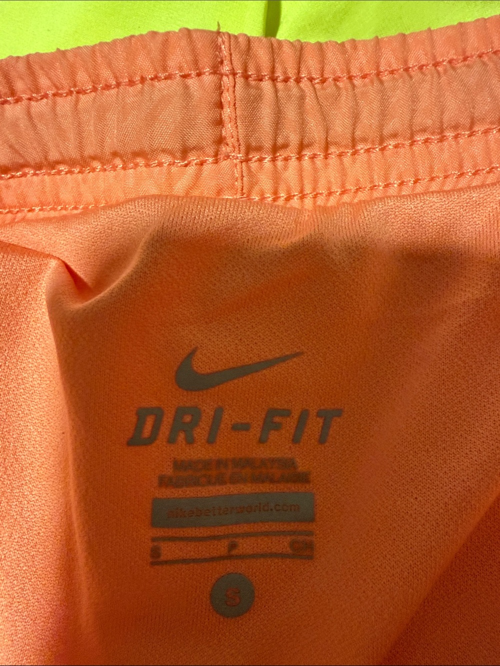 Nike Women’s Neon Yellow, Coral and Pink Tie-Dye Running Shorts Lot of 3 Size S - Picture 2 of 11
